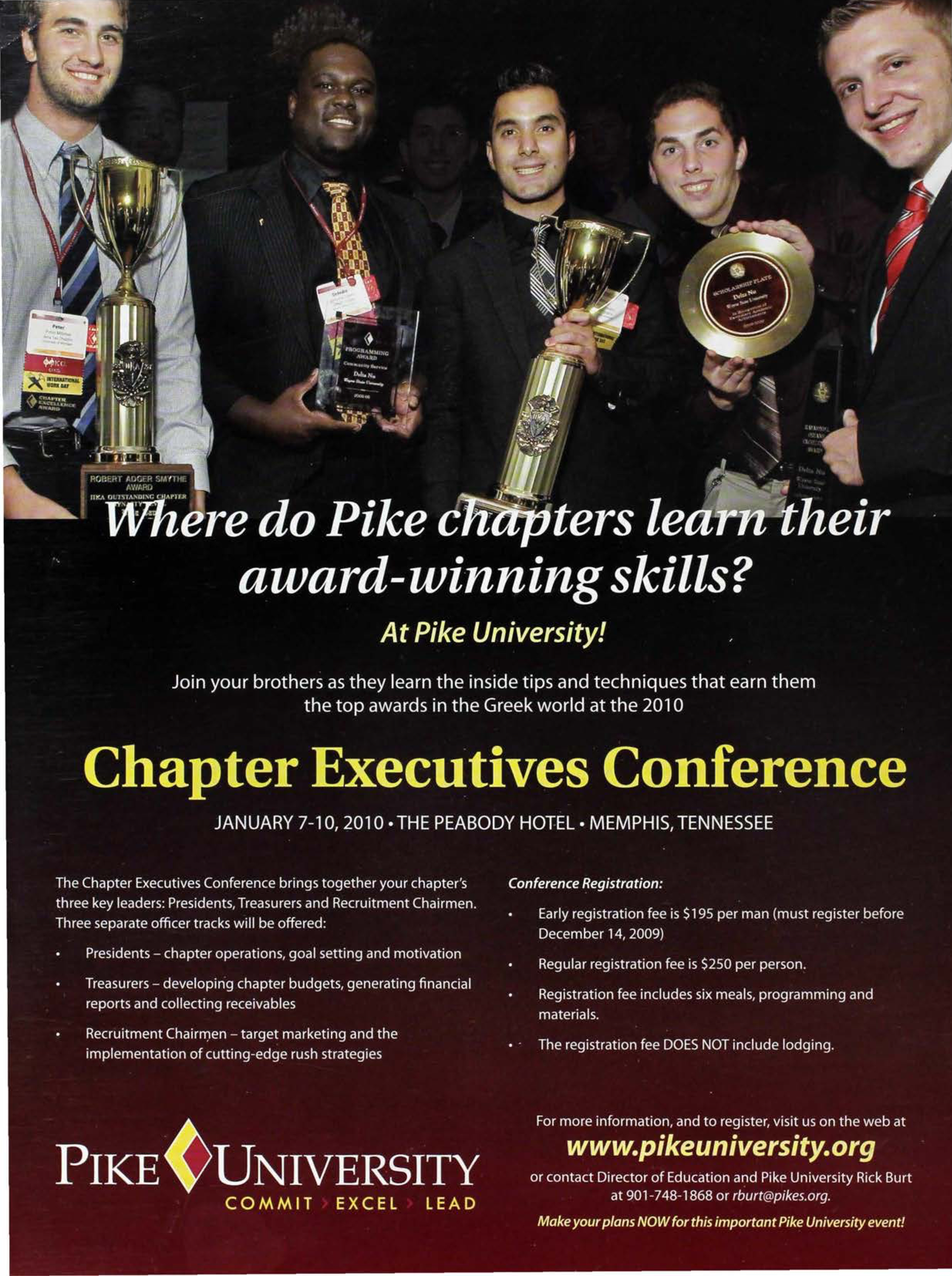 Chapter Executives Conference, Autumn 2009